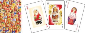 PLAYING CARDS FUN nesting Doll Babooshki s