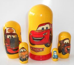 Cars cartoon Babushka matryoshka nesting Doll Babooshki Babushkas