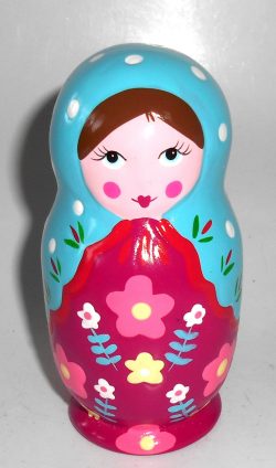 Ceramic money box Babushka Matryoshka Doll Babooshki Babushkas
