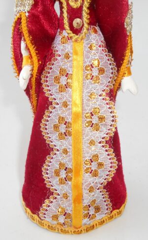 Girl in traditional russian red dress large - 2