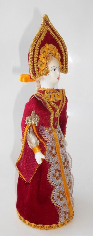 Girl in traditional russian red dress large - 3