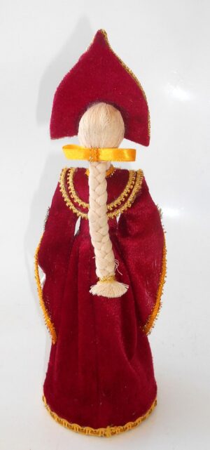 Girl in traditional russian red dress large - 4