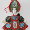 Girl in traditional russian multicolour dress small