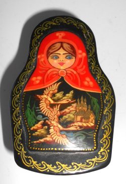 Lacquered box Firebird fairytale