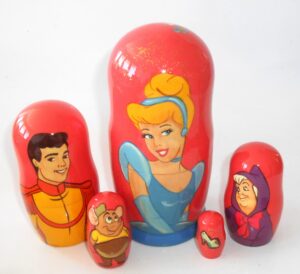Cinderella Babushka Matryoshka nesting Doll Babooshki Babushkas