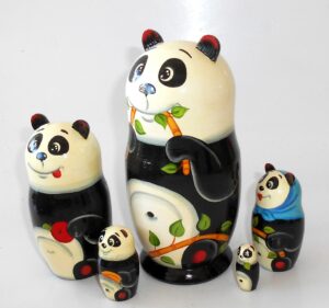 Funny Panda nesting Doll Babooshki s