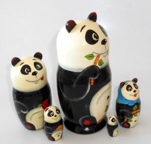 Funny Panda nesting Doll Babooshki s