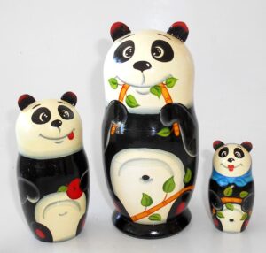Funny Panda nesting Doll Babooshki s