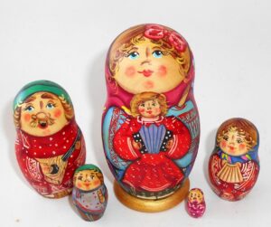 Musician family Babushka Matryoshka nesting Doll Babooshki Babushkas