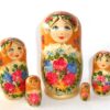 Klara small in golden outfit Babushka Matryoshka nesting Doll Babooshki Babushkas