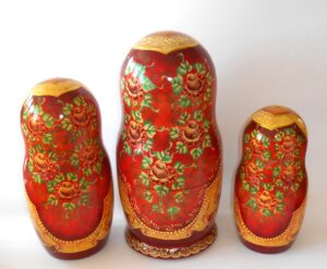 GIANT Volk Fairy Tales 10-set nesting Doll Babooshki s