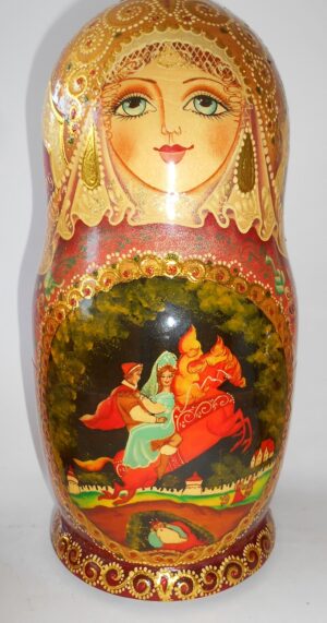 GIANT Volk Fairy Tales 10-set nesting Doll Babooshki s