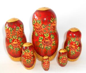 GIANT Volk Fairy Tales 10-set nesting Doll Babooshki s