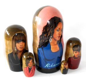 Rihanna large nesting Doll Babooshki s