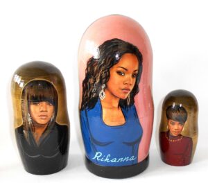 Rihanna large nesting Doll Babooshki s