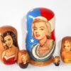 Marilyn Monroe small Babushka Matryoshka nesting Doll Babooshki Babushkas