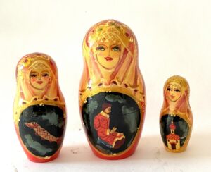 Russian fairy tale The Little Humpbacked Horse 7-set Babushka Matryoshka nesting Doll (Copy)
