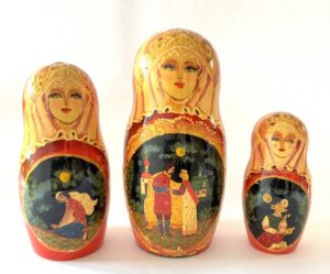 Russian fairy tale The Little Humpbacked Horse 7-set Babushka Matryoshka nesting Doll (Copy)