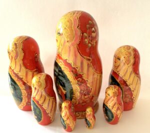 Russian fairy tale The Little Humpbacked Horse 7-set Babushka Matryoshka nesting Doll (Copy)