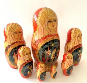 Russian fairy tale The Little Humpbacked Horse 7-set Babushka Matryoshka nesting Doll (Copy)