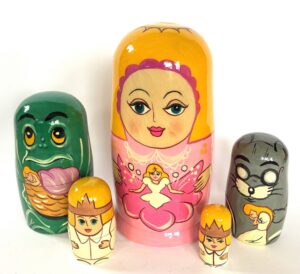 Thumbelina   Babushka Matryoshka nesting Doll (Copy)