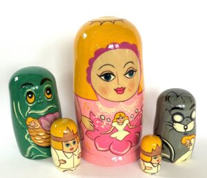 Thumbelina   Babushka Matryoshka nesting Doll (Copy)
