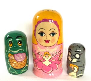 Thumbelina   Babushka Matryoshka nesting Doll (Copy)