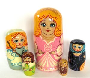 Thumbelina   Babushka Matryoshka nesting Doll (Copy)