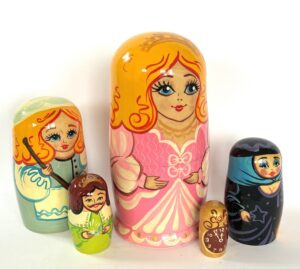 Thumbelina   Babushka Matryoshka nesting Doll (Copy)
