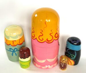 Thumbelina   Babushka Matryoshka nesting Doll (Copy)