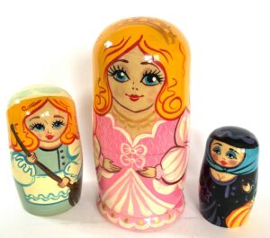 Thumbelina   Babushka Matryoshka nesting Doll (Copy)