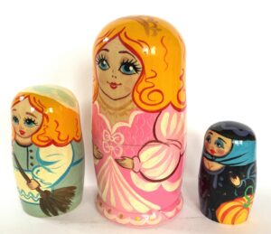 Thumbelina   Babushka Matryoshka nesting Doll (Copy)