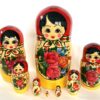Semenov giant red scarf 10-set Babushka Matryoshka nesting Doll (Copy)