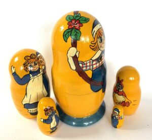 Raggedy Ann & Andy Babushka Matryoshka nesting Doll (Copy)