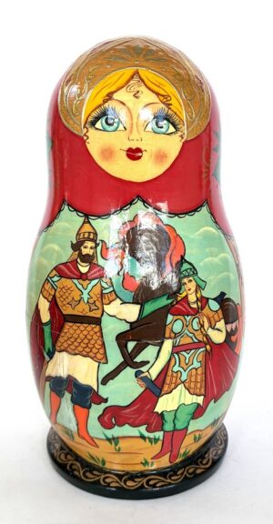 Russian fair tale Gigantic Turnip 7-set Babushka Matryoshka nesting Doll (Copy)