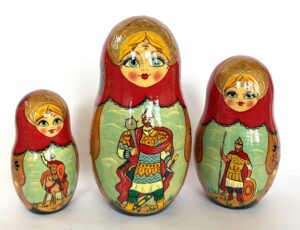 Russian fair tale Gigantic Turnip 7-set Babushka Matryoshka nesting Doll (Copy)