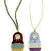 10 x Fire bird Keyring Babushka Matryoshka nesting Doll (Copy)