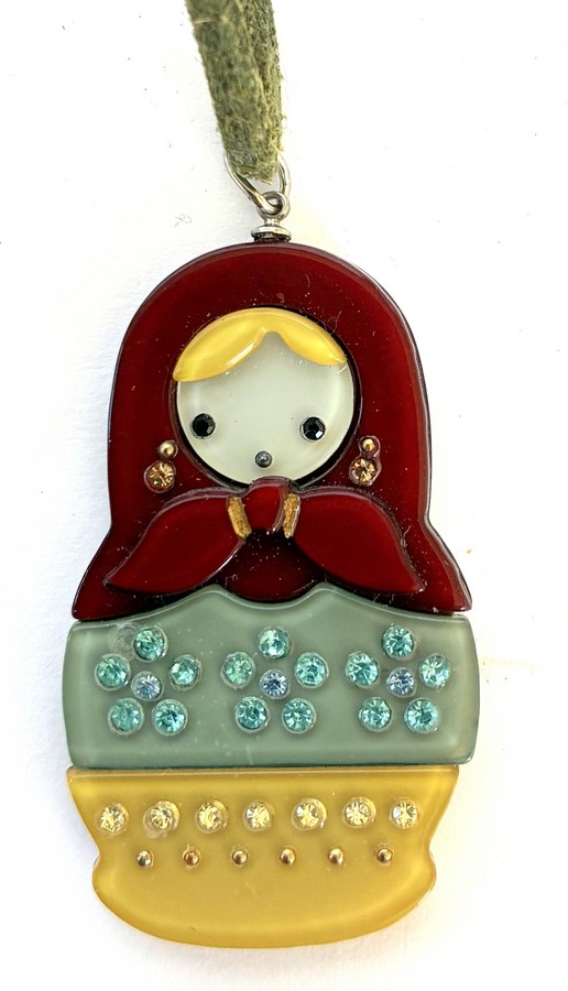 10 x Fire bird Keyring Babushka Matryoshka nesting Doll (Copy)